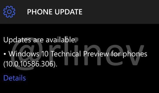 10586.306 windows 10 mobile