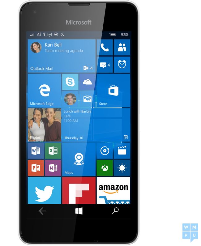 Lumia 550 white