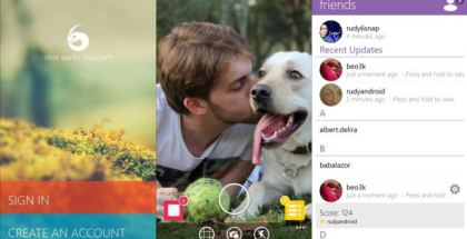 6Snap app screens