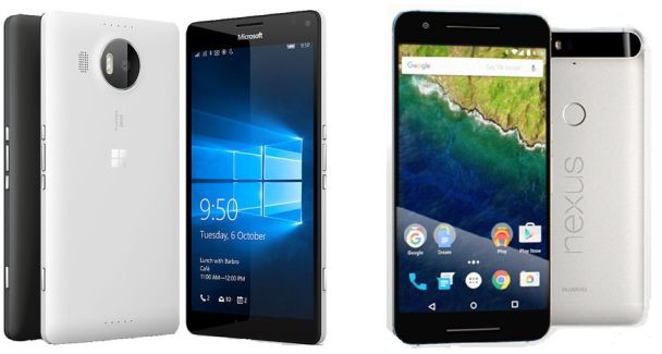950 xl vs Nexus 6P