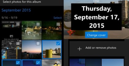 Windows 10 Photos albums