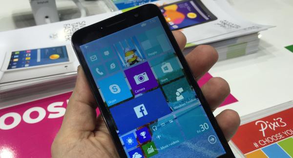 Alcatel Pixi 3 Windows 10 for Phones
