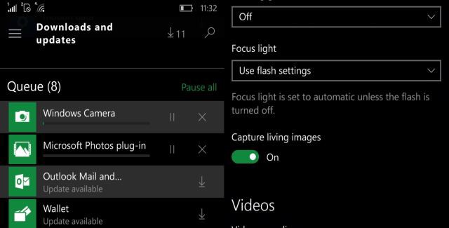 updates camera photos apps