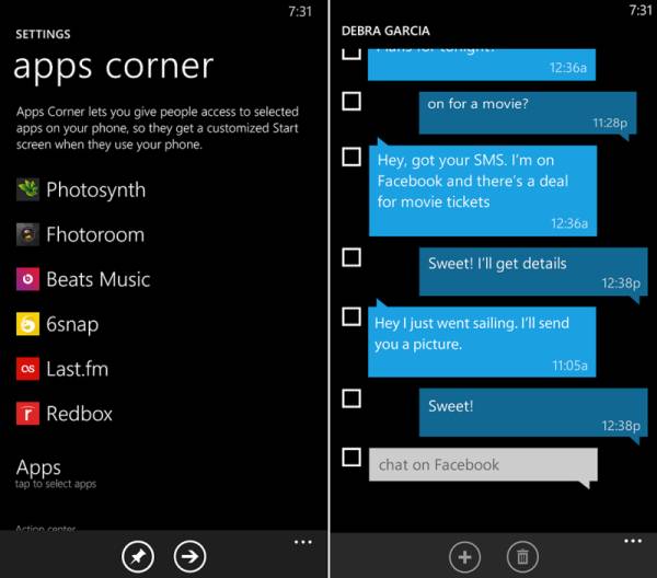apps corner windows phone 8.1