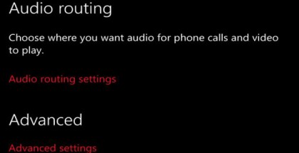 audio routing