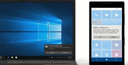Low battery phone windows pc