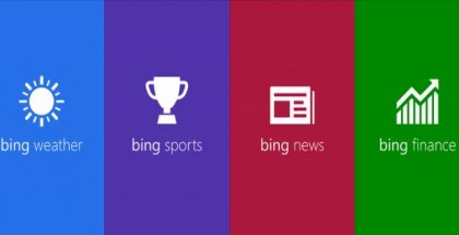 Bing Apps logos