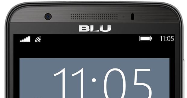 BLU Win HD front logo LTE