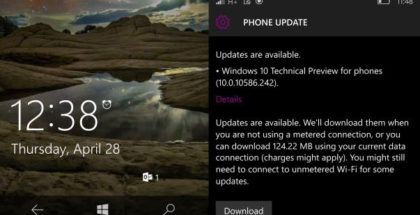 Windows 10 Mobile build 10586.242