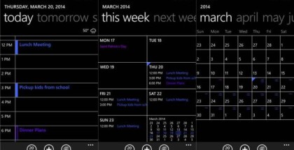 Update to Calendar app January 2015