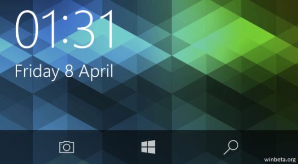 Camera button quick windows 10 mobile lock screen