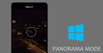 Windows Camera Panorama Mode