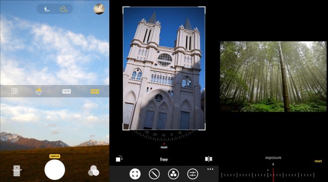 Camera360 Pro app for Windows Phone 2014 screens
