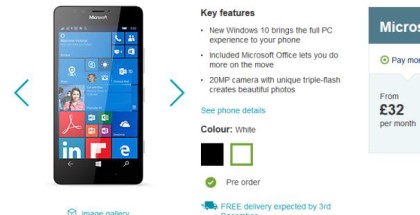 carphone warehouse lumia 950