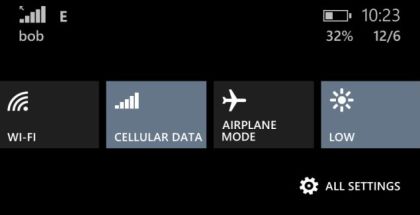 Cellular Data switch on and off after an update Preview for Developer