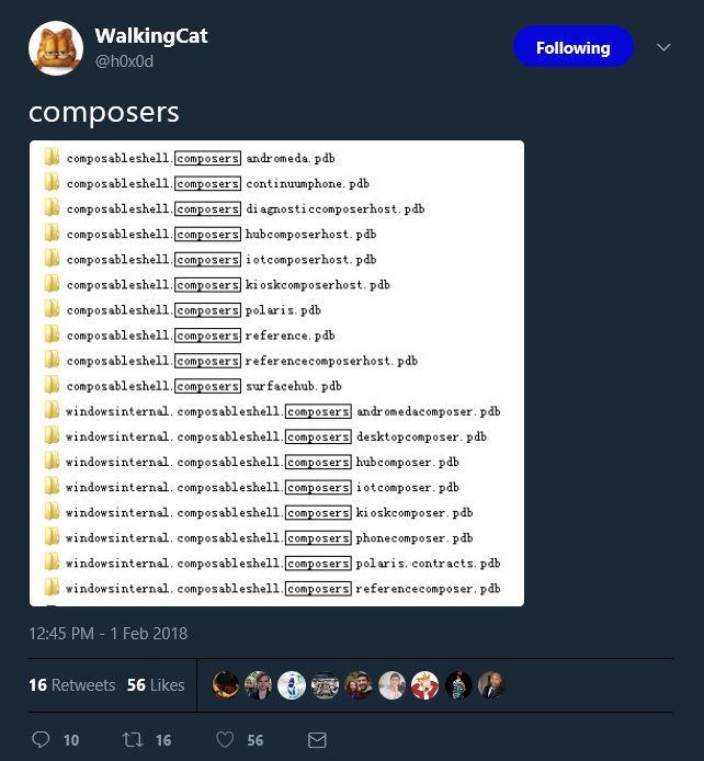 Composers Andromeda Phone Windows 10 Core OS