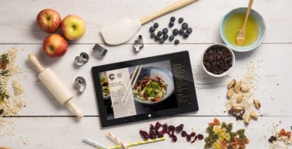 cooking app Surface tablet