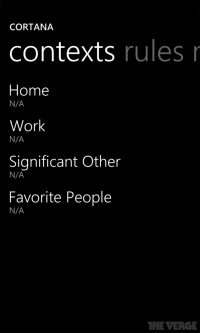 cortana assistant screen