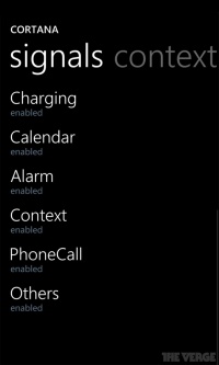 cortana context