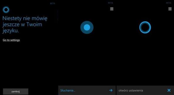 cortana in polish