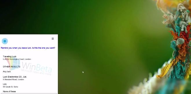 Cortana for Windows 10 on PCs