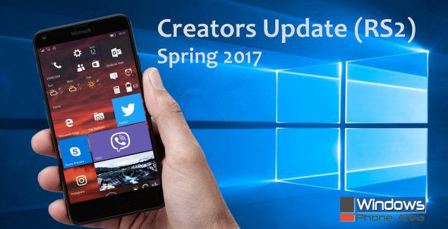 windows 10 mobile creators update
