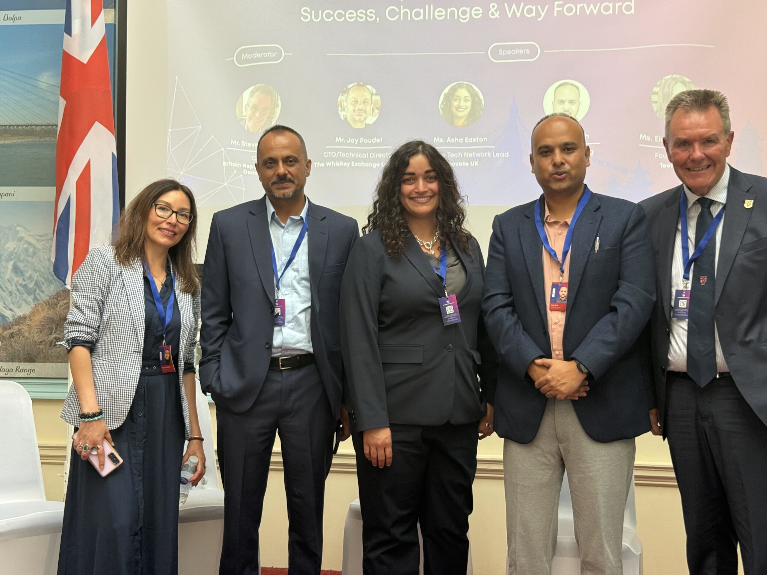 Elena Sinel at Teens in AI moderates and speak on panel for The Embassy of Nepal in London Elena Sinel at Teens in AI moderates and speak on panel for The Embassy of Nepal in London
