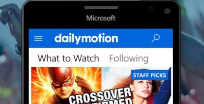 Dailymotion app released for Windows 10 Mobile
