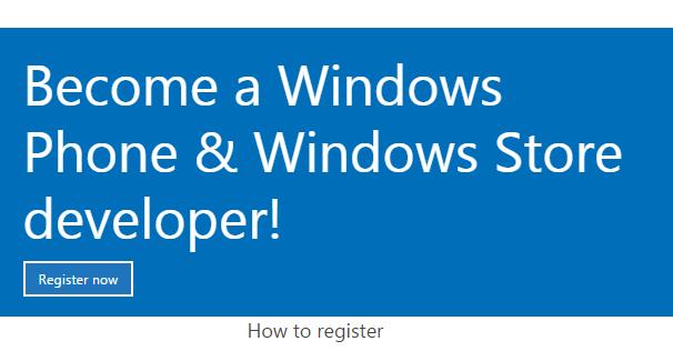 register a new Developer Accout