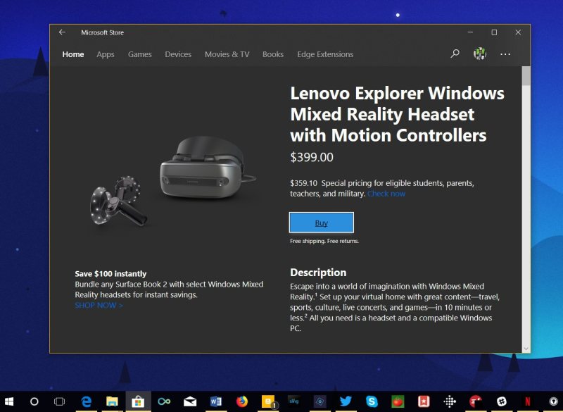 Microsoft Store app devices