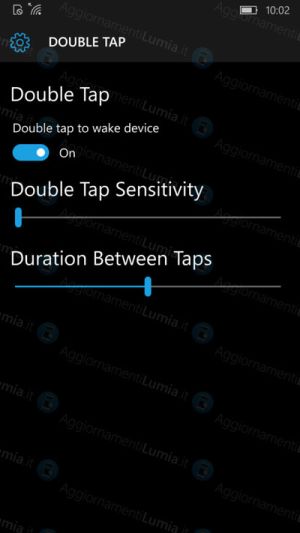 hp elite x3 double tap settings
