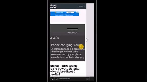 Edge browser swipe gestures windows 10 mobile