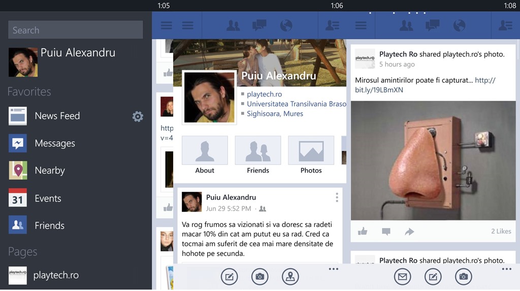 Facebook 5.0 for Windows Phone 8
