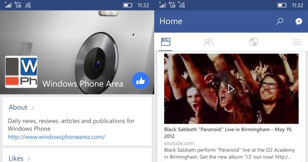 Facebook Beta Windows 10 Mobile