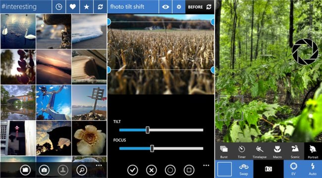 fhotoroom for Windows Phone 8 screens