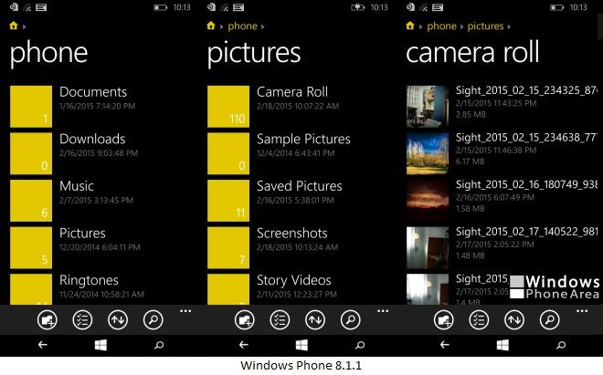 Files Windows phone 8.1
