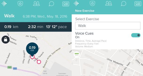 Fitbit maps