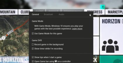 Game Mode windows 10