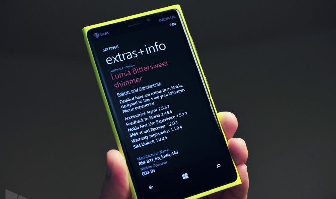 GDR3 update on Lumia 920