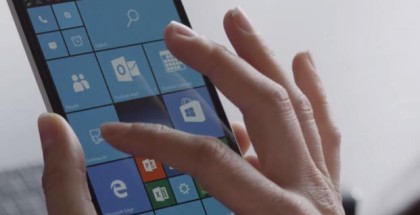 Windows 10 Mobile Start Screen