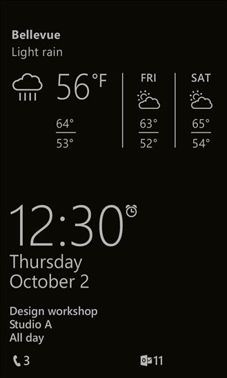 glance screen 