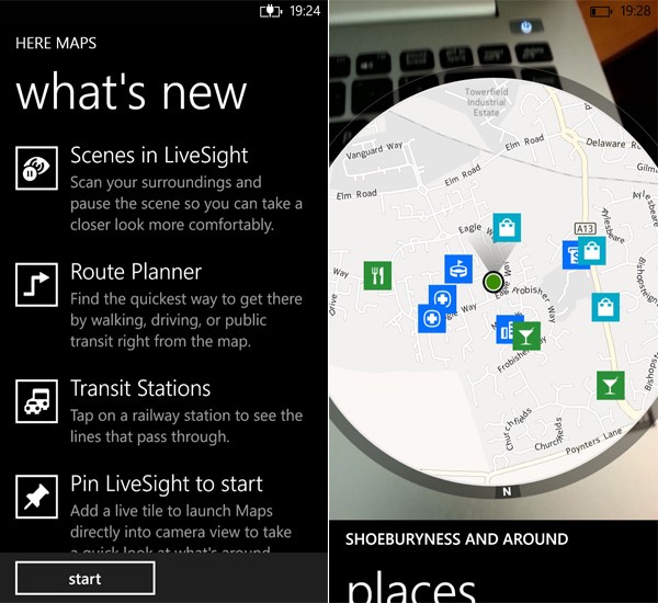 HERE Maps for Windows Phone updated 