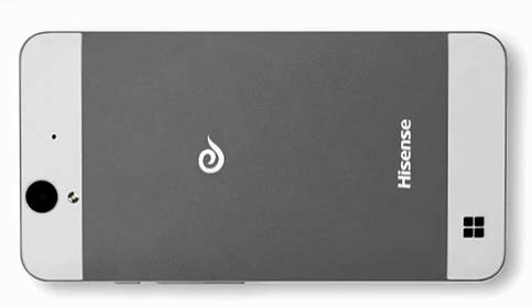 Hisense Windows Phone back side