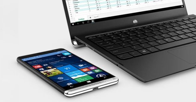 HP Elite x3 phone and laptop dock