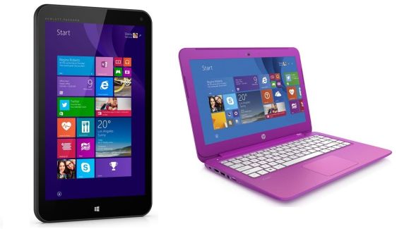 HP stream laptop and tablet