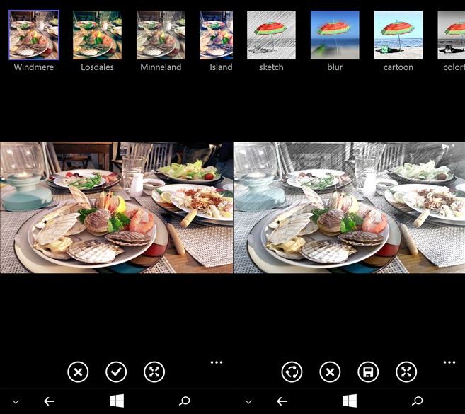 HTC Photo edit on windows phone