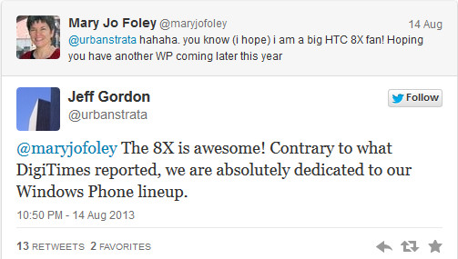 HTC to make a Windows Phone version of its flag­ship HTC One