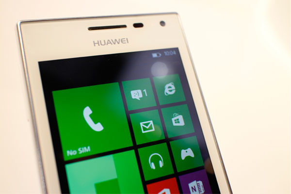 Huawei Ascend W1 display