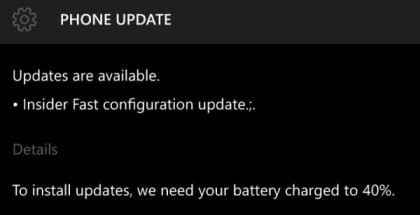 Windows Insider update 10