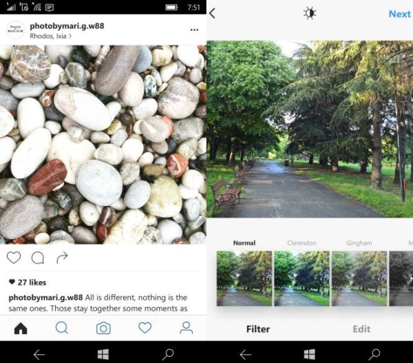 Instagram version 8.0 for Windows